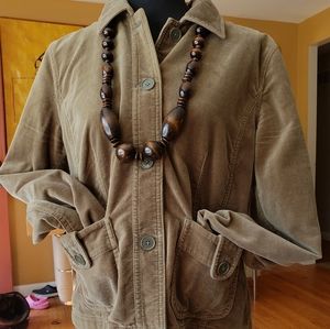 Ann Taylor Green Velvet Jacket